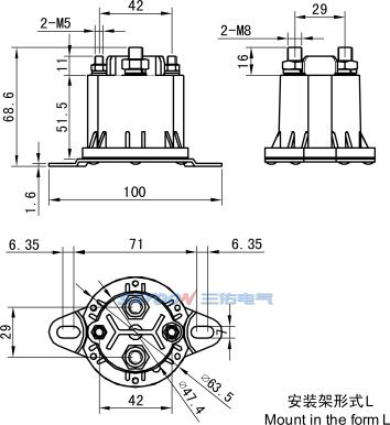 Контактор постоянного тока Sayoon S684-200A