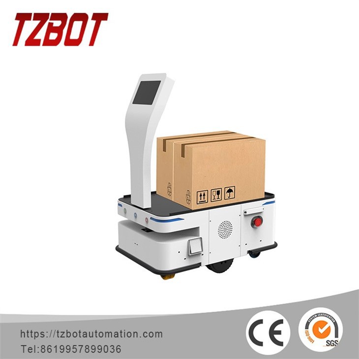 Заводской робот-доставщик TZBOT для внутризаводской логистики