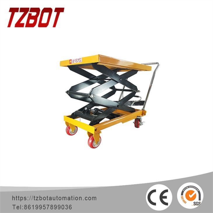 Малая ножничная подъёмная платформа складная TZBOT