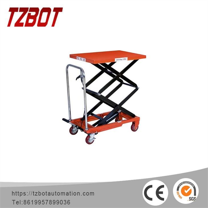 Малая ножничная подъёмная платформа складная TZBOT