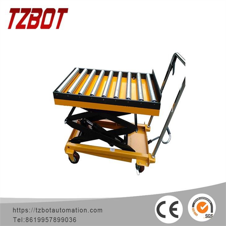 Стационарный ножничный подъёмный стол TZBOT (500 кг, 2 м)